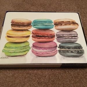 Pimpernel Macarons Placemats Set of 6 - 12 x 9 Like new condition